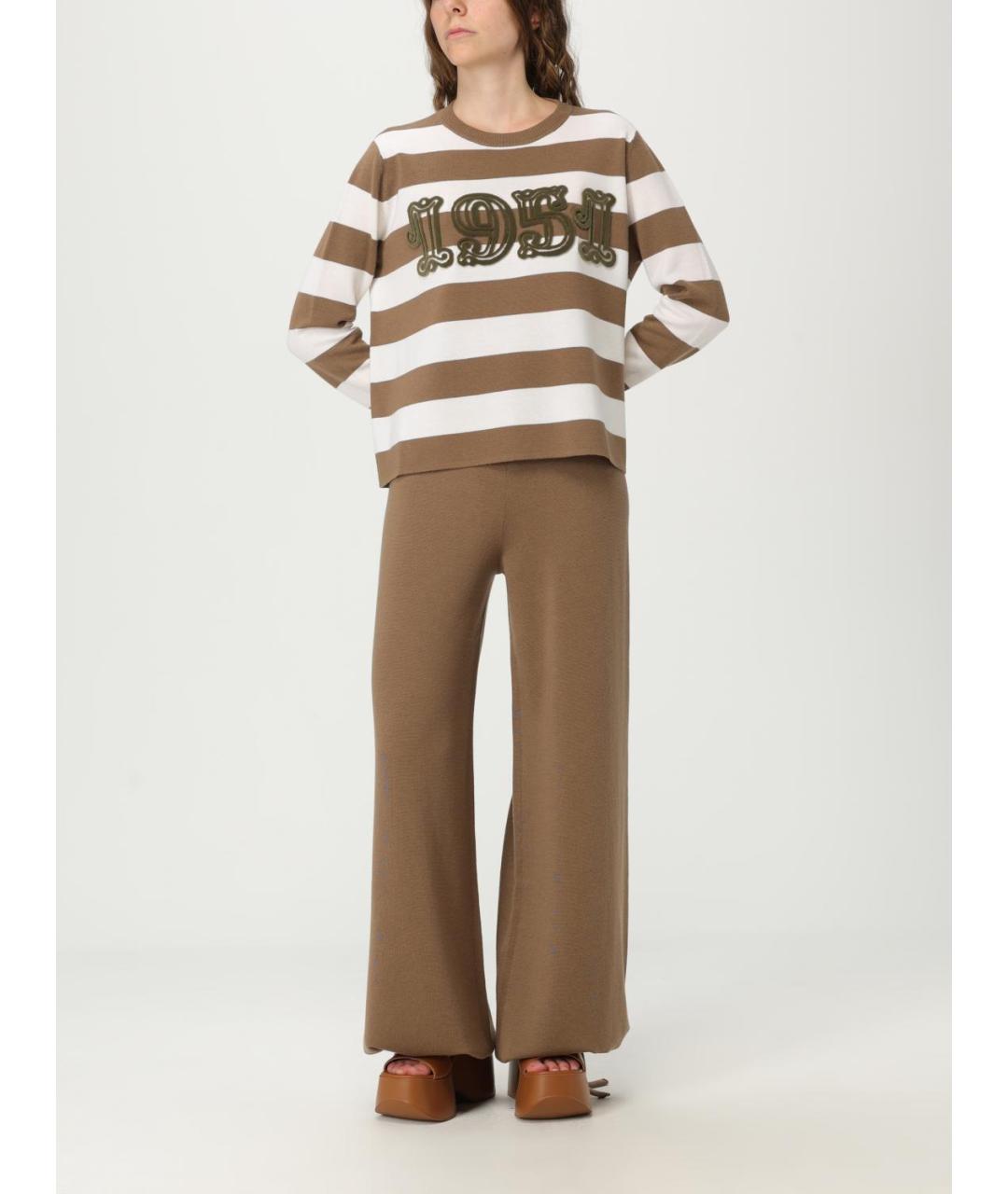 MAX MARA Мульти шерстяной джемпер / свитер, фото 3