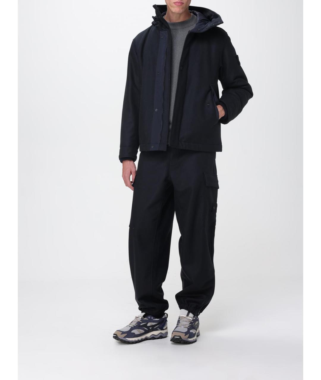 STONE ISLAND Серый кашемировый джемпер / свитер, фото 3