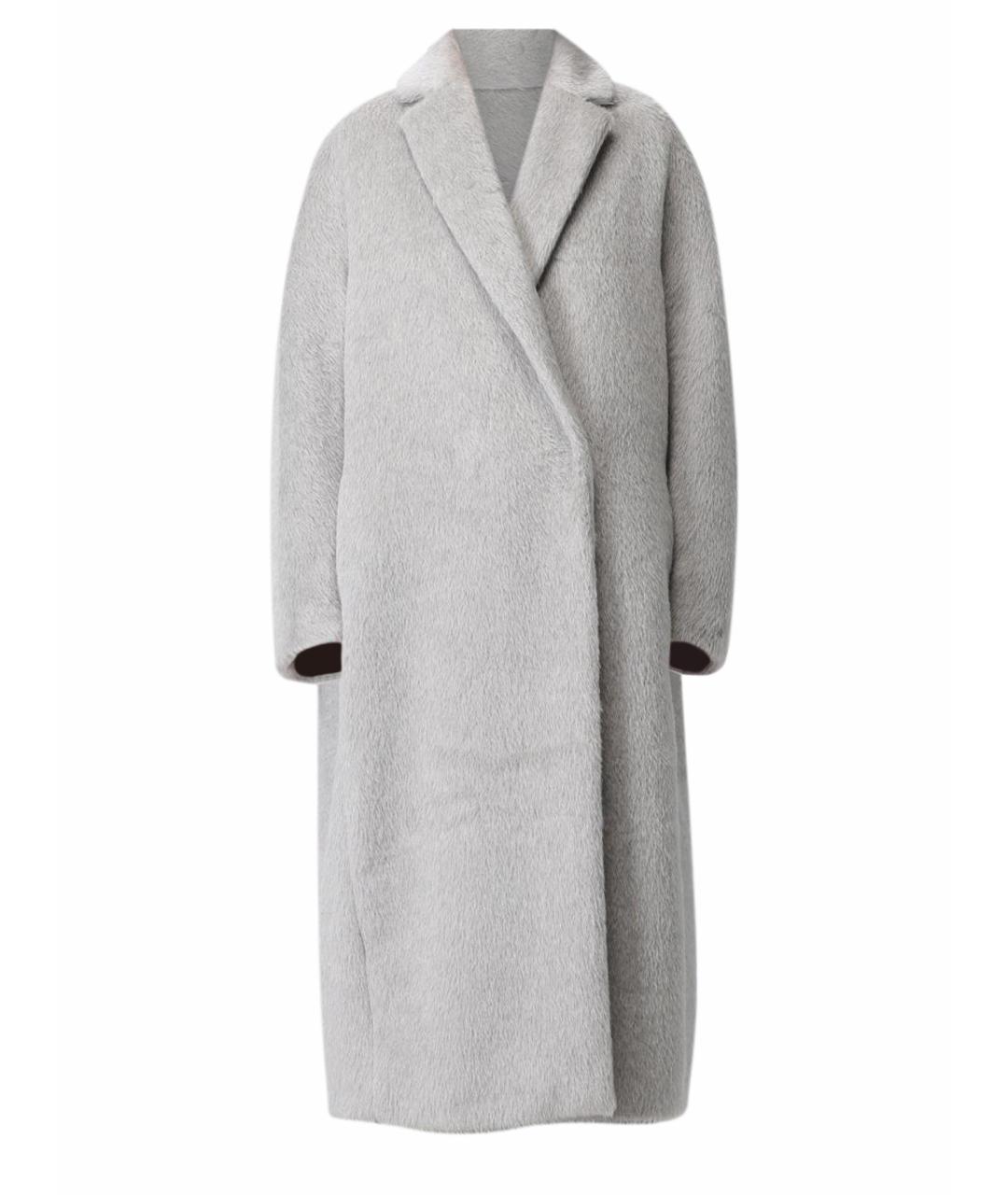 'S MAX MARA Серое шерстяное пальто, фото 1