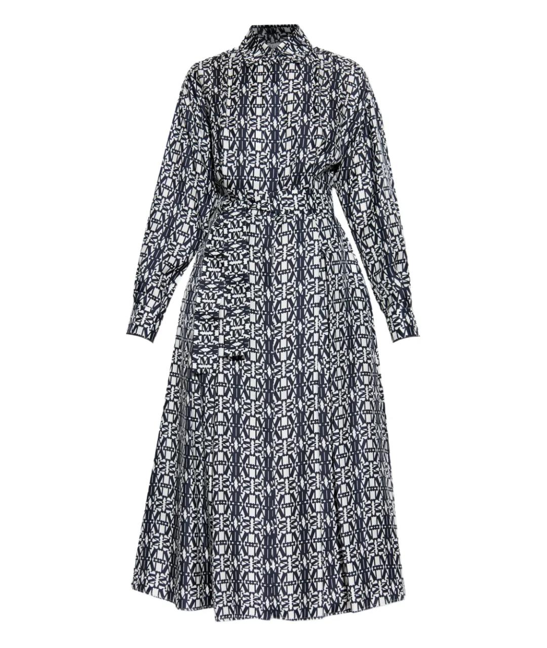 MAX MARA Мульти шелковое повседневное платье, фото 1