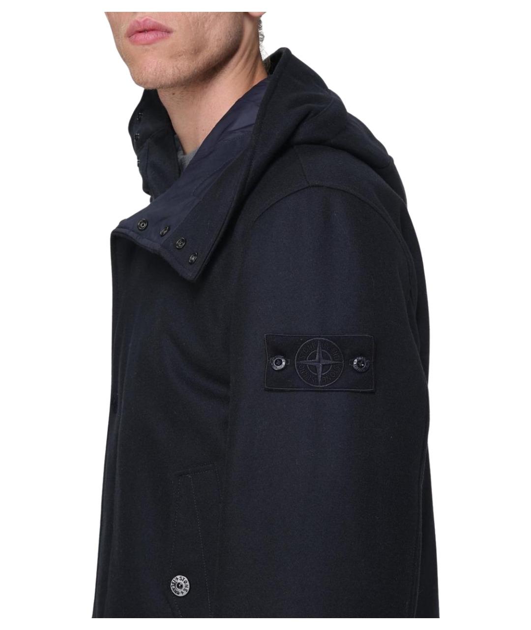 STONE ISLAND Темно-синяя куртка, фото 5