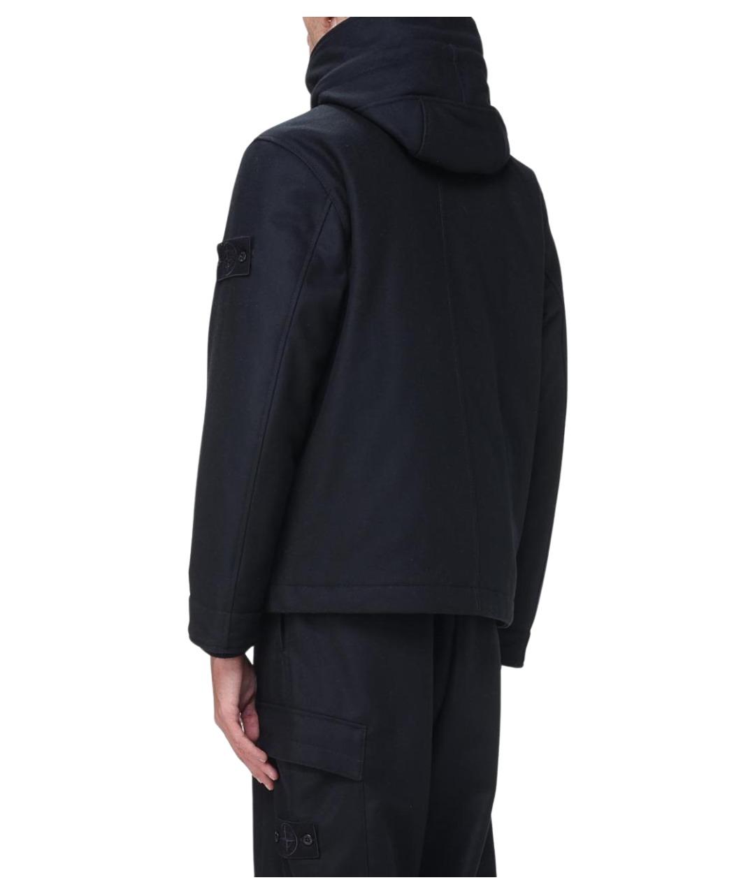 STONE ISLAND Темно-синяя куртка, фото 3