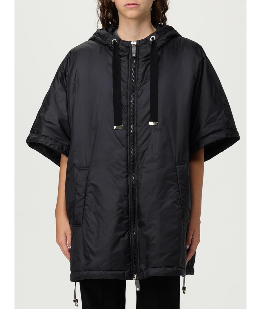 MAX MARA Черный полиэстеровый жилет, фото 2