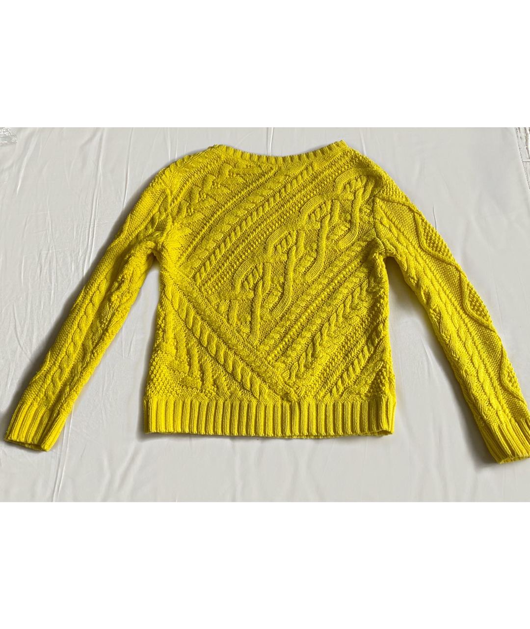 POLO RALPH LAUREN Желтый хлопковый джемпер / свитер, фото 2
