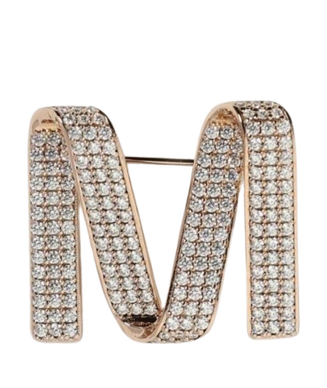 MAX MARA Золотая металлическая булавка / брошь, фото 1