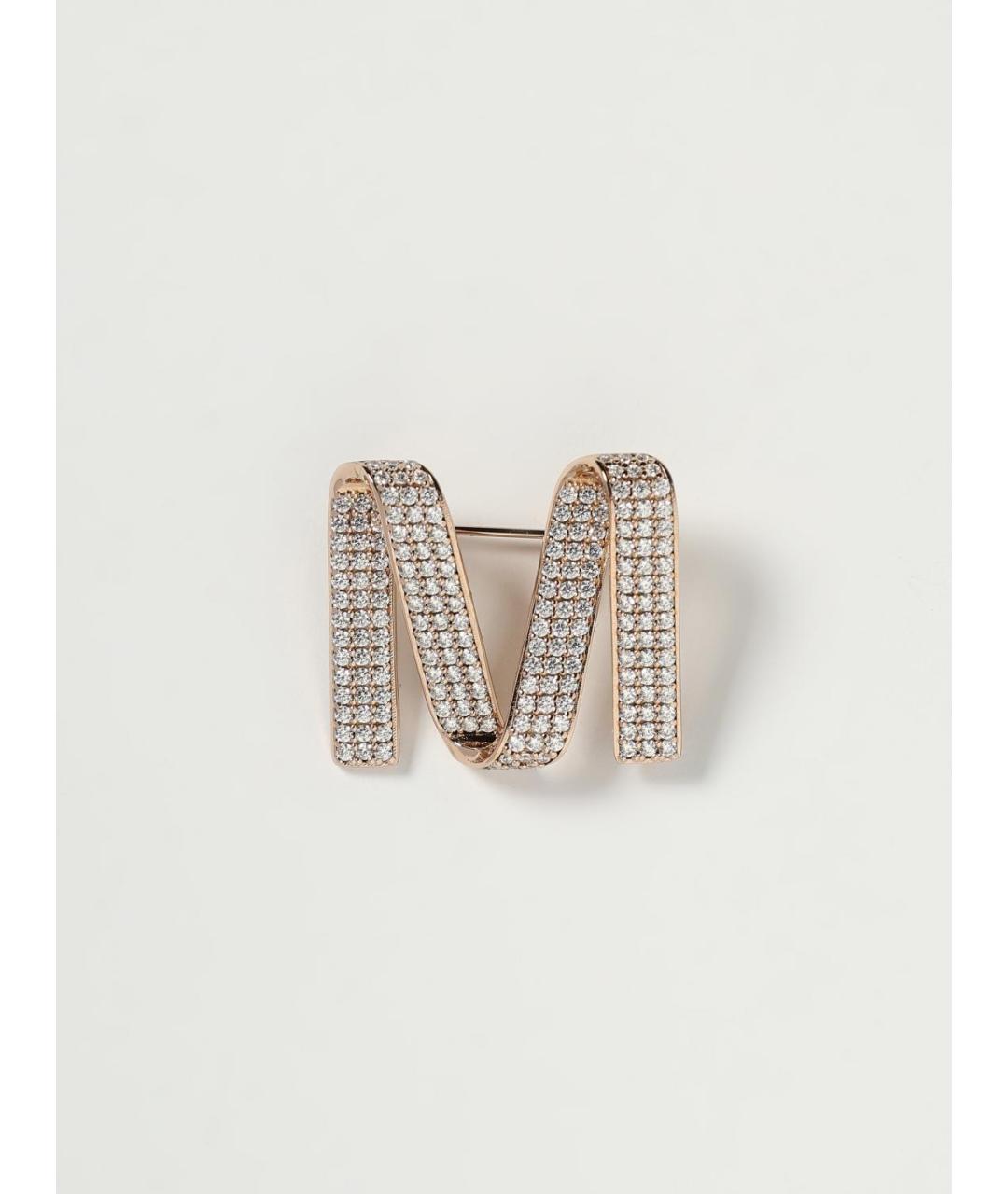 MAX MARA Золотая металлическая булавка / брошь, фото 3