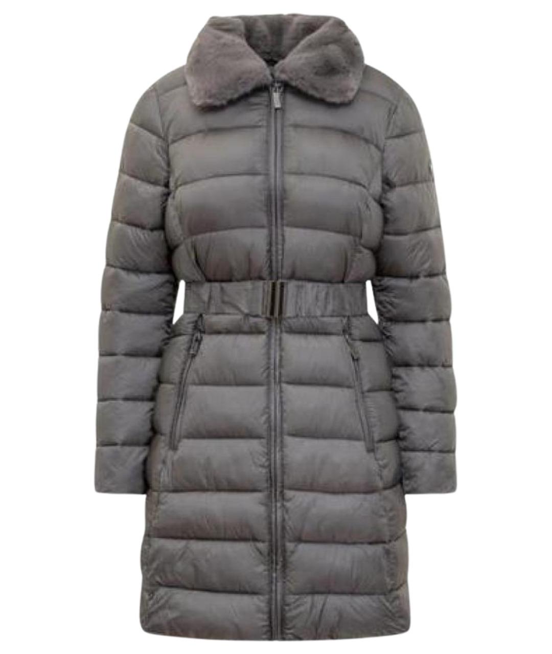 MICHAEL KORS Серый полиамидовый пуховик, фото 1