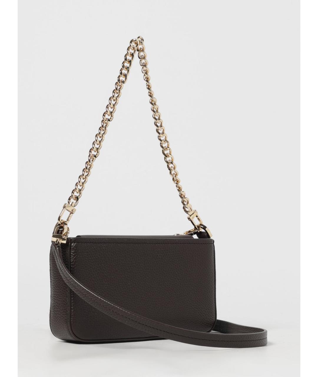 MICHAEL KORS Коричневая кожаная сумка через плечо, фото 2