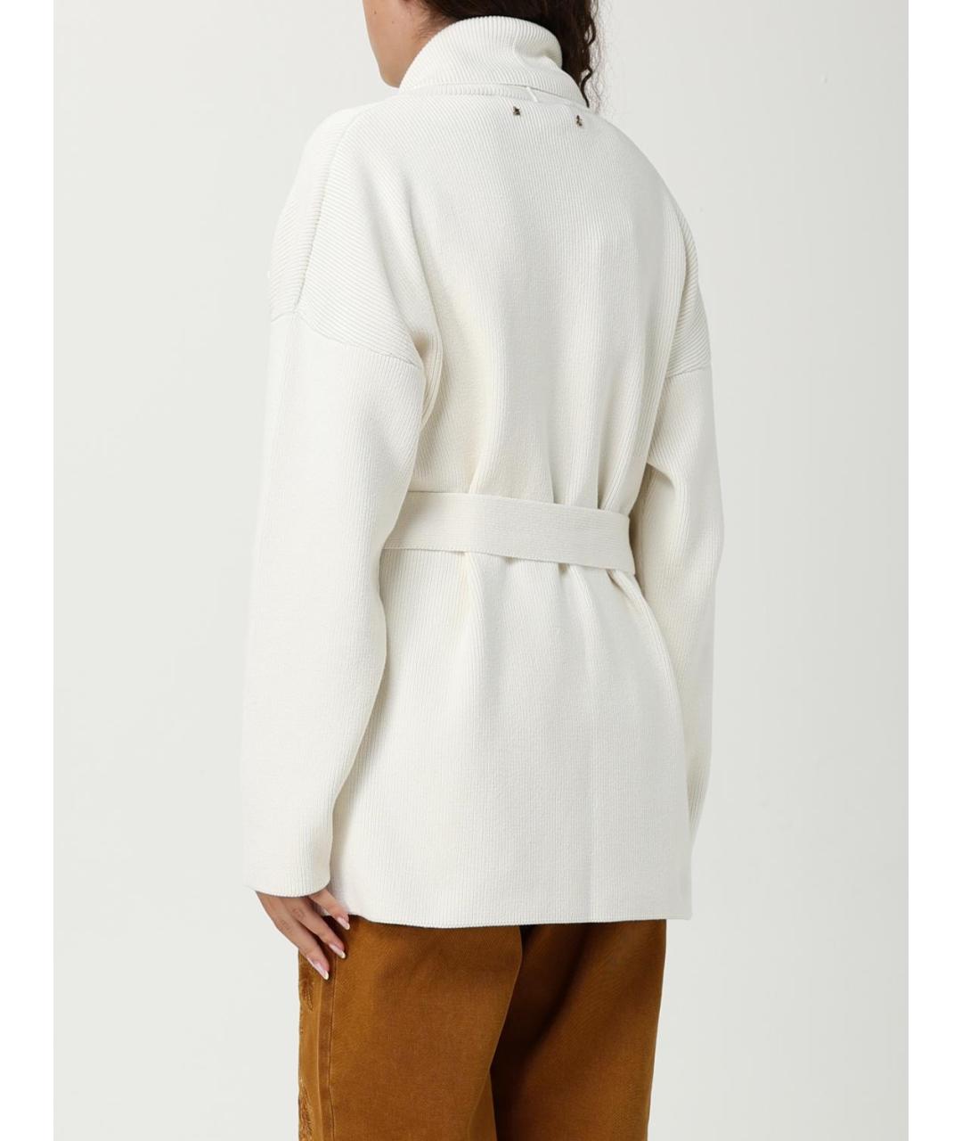 GOLDEN GOOSE DELUXE BRAND Бежевый хлопковый кардиган, фото 3
