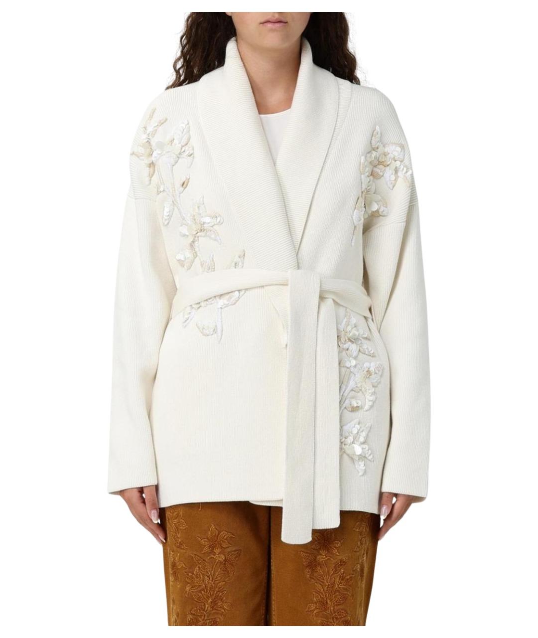 GOLDEN GOOSE DELUXE BRAND Бежевый хлопковый кардиган, фото 1