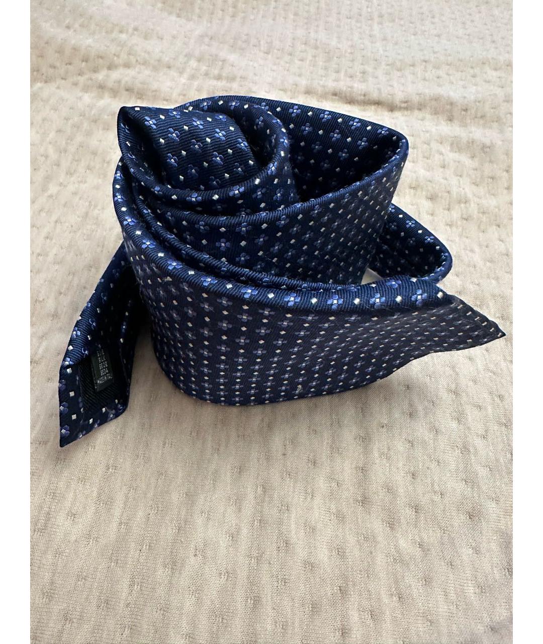 CORNELIANI Синий шелковый галстук, фото 4