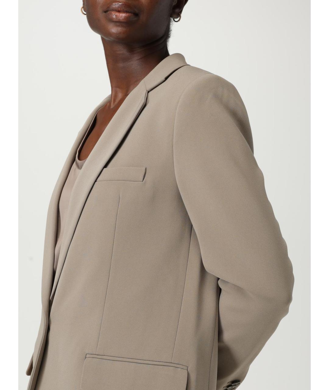 MICHAEL KORS Коричневый жакет/пиджак, фото 5