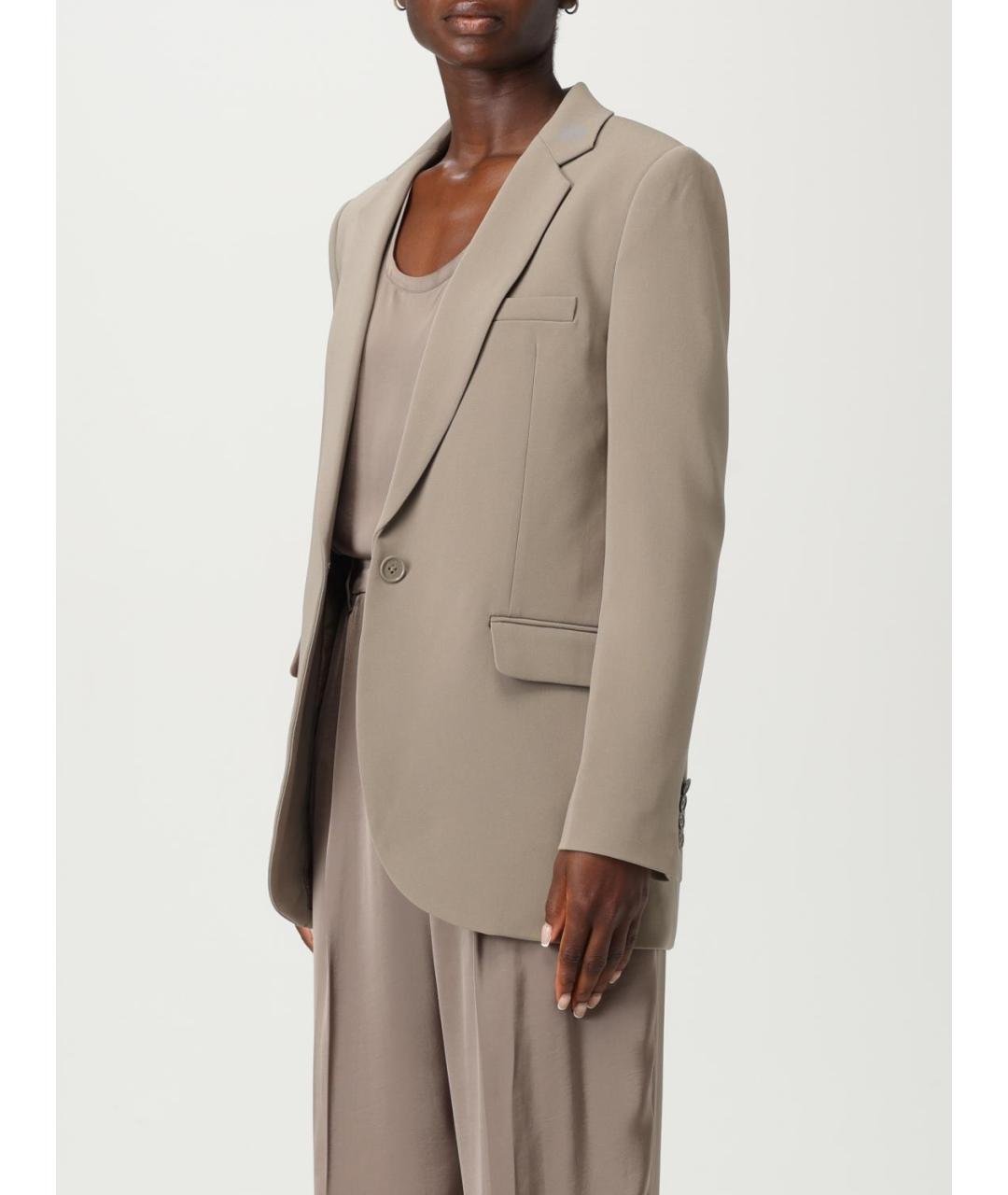 MICHAEL KORS Коричневый жакет/пиджак, фото 4