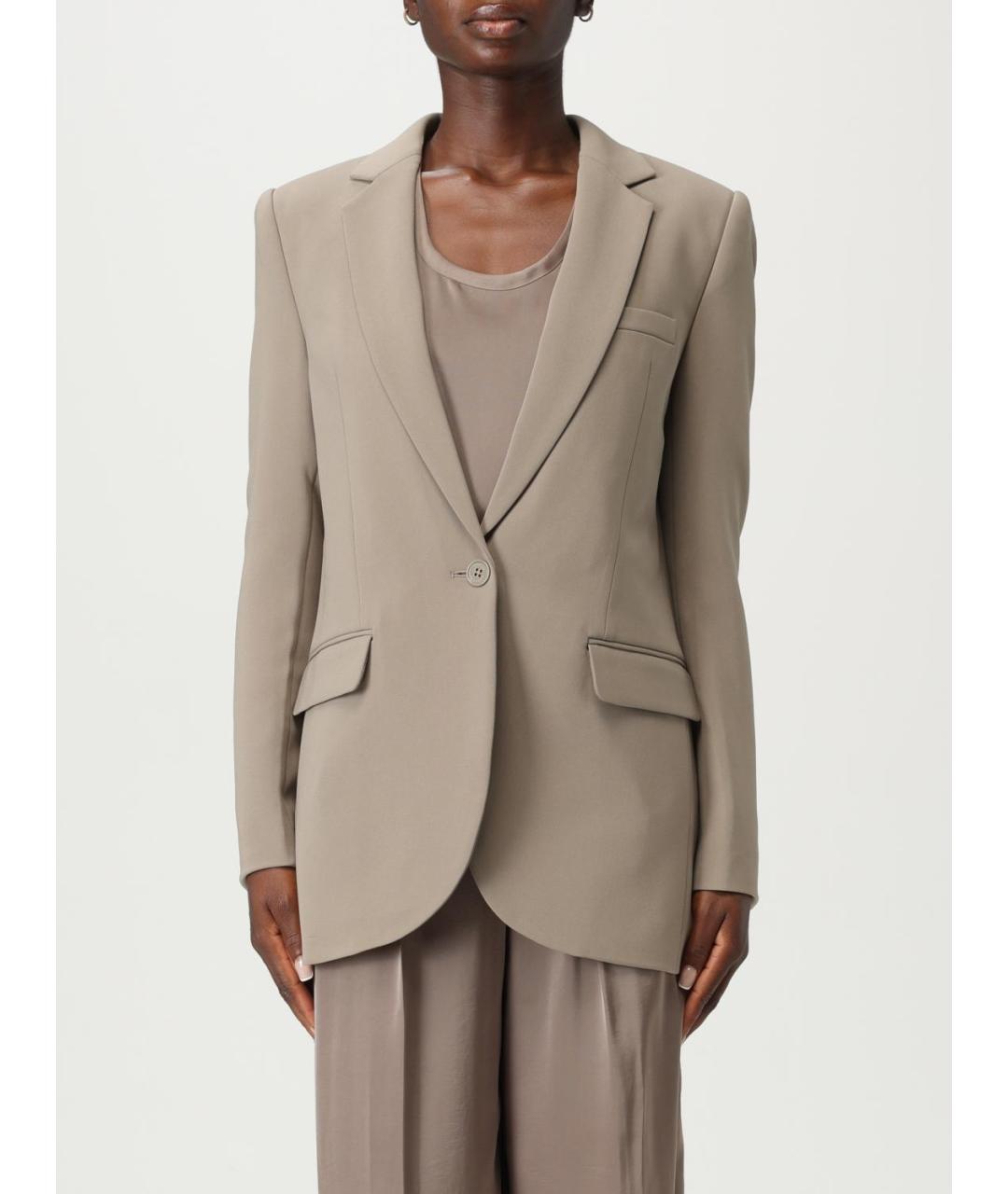 MICHAEL KORS Коричневый жакет/пиджак, фото 6