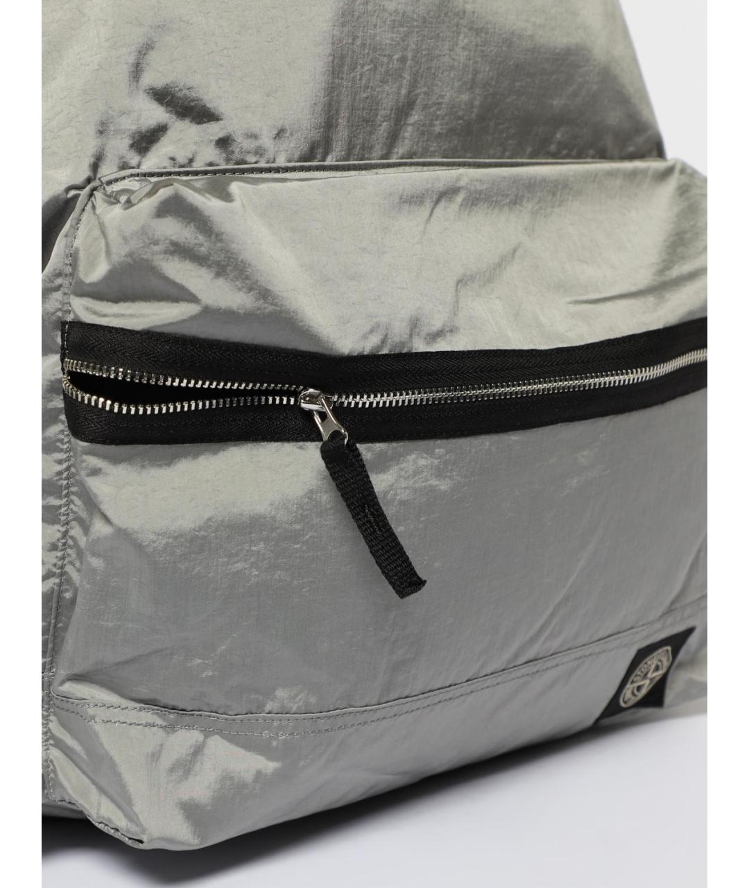 STONE ISLAND Серый рюкзак, фото 3