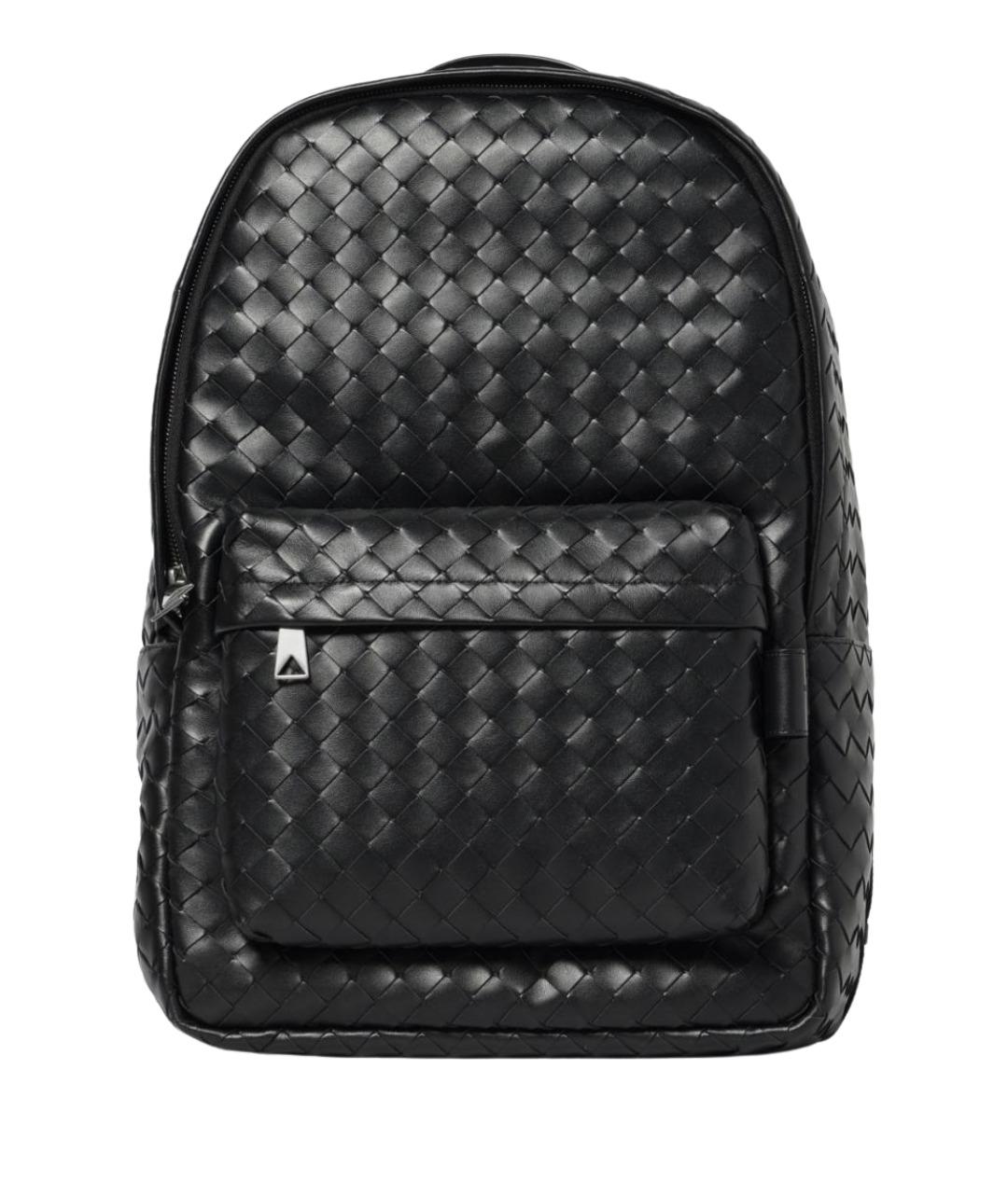 BOTTEGA VENETA Черный кожаный рюкзак, фото 1