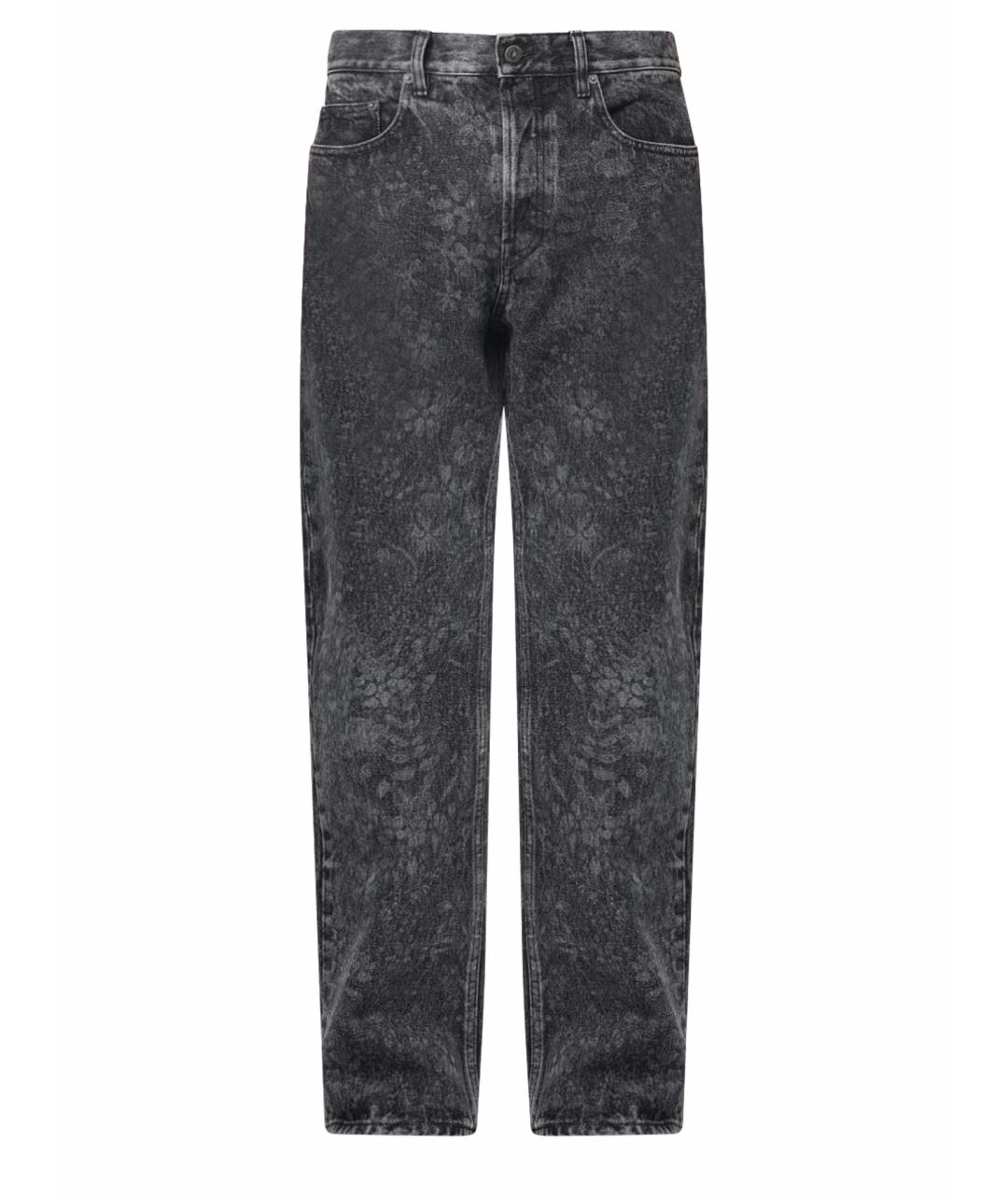 GOLDEN GOOSE DELUXE BRAND Черные хлопковые прямые джинсы, фото 1