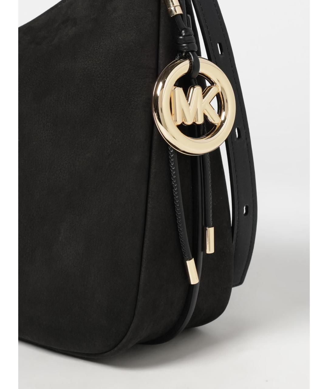 MICHAEL KORS Черная замшевая сумка через плечо, фото 3