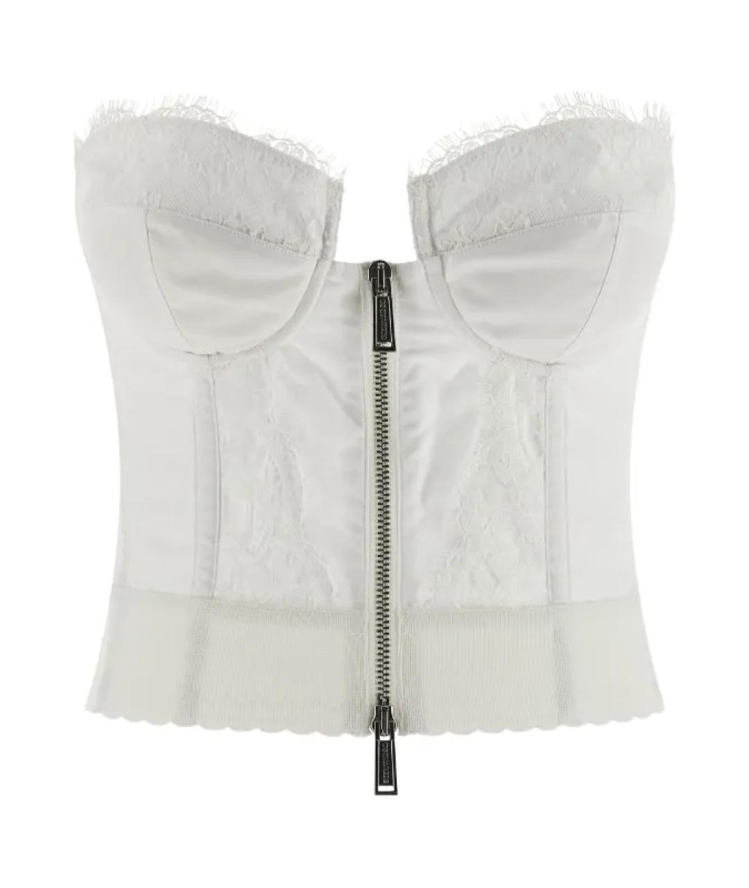 DSQUARED2 Белая хлопковая майка, фото 1