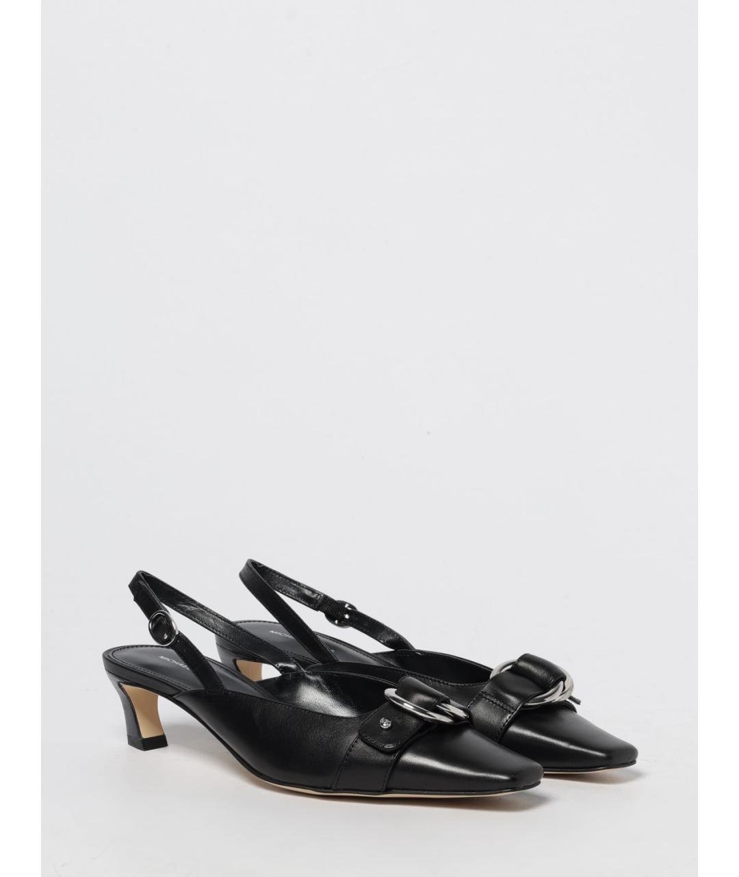 MICHAEL KORS Черные кожаные туфли, фото 2