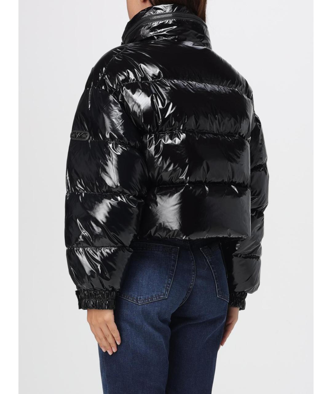 MICHAEL KORS Черный полиамидовый пуховик, фото 3