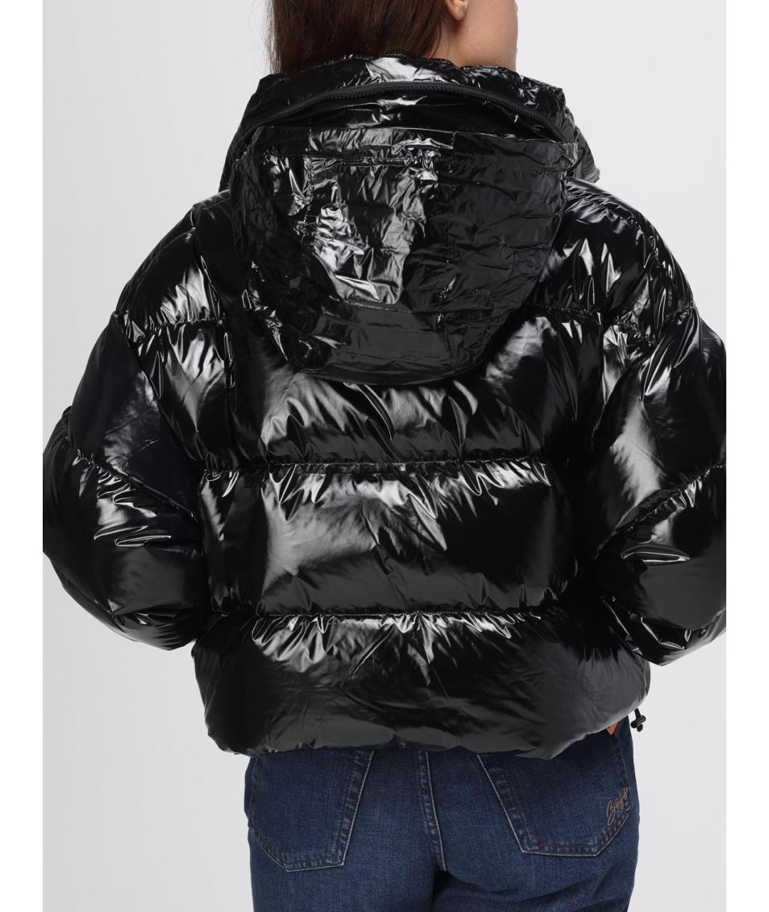 MICHAEL KORS Черный полиамидовый пуховик, фото 5