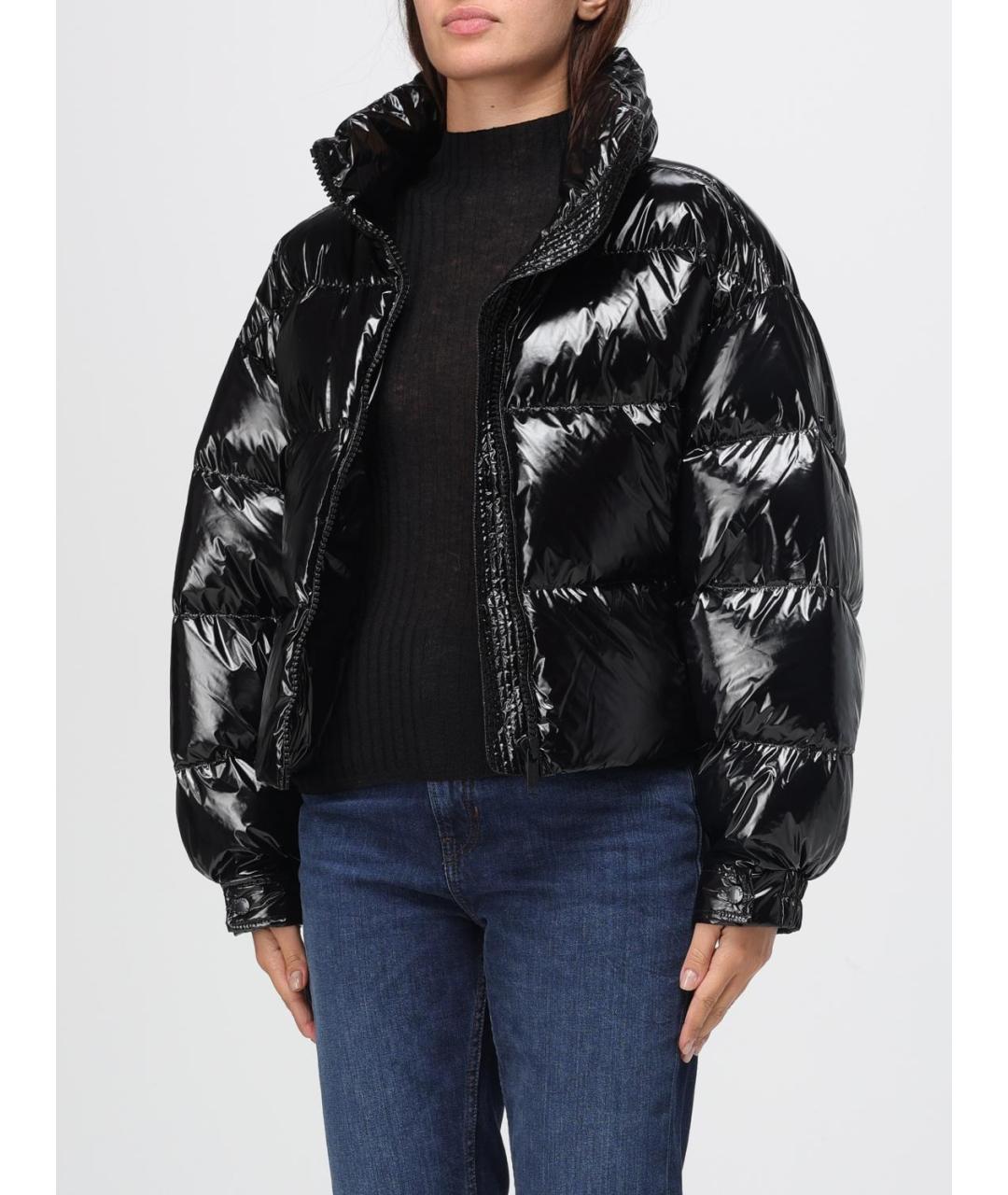 MICHAEL KORS Черный полиамидовый пуховик, фото 4