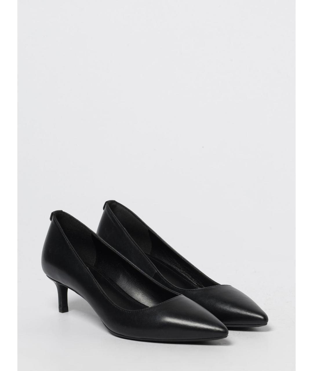 MICHAEL KORS Черные кожаные туфли, фото 2