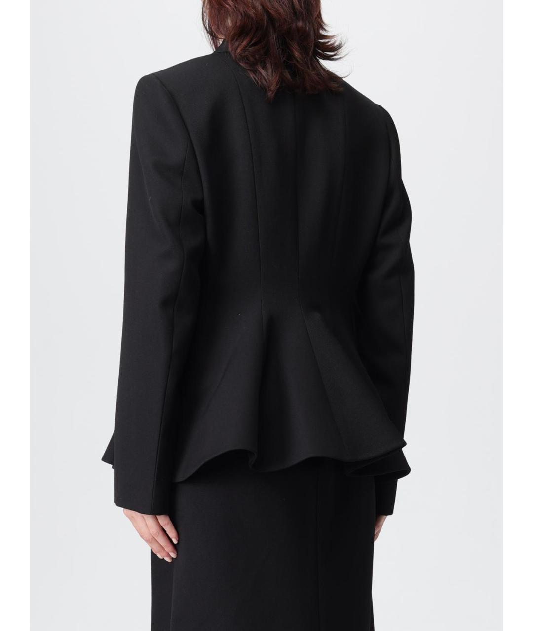 FENDI Черный шерстяной жакет/пиджак, фото 4