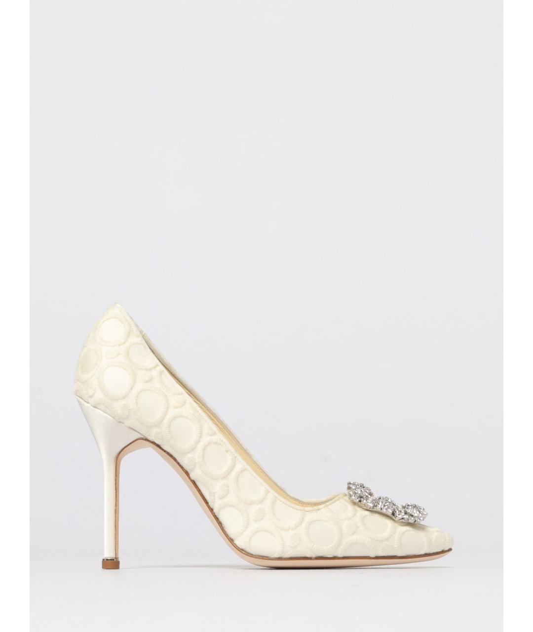 MANOLO BLAHNIK Мульти текстильные туфли, фото 5