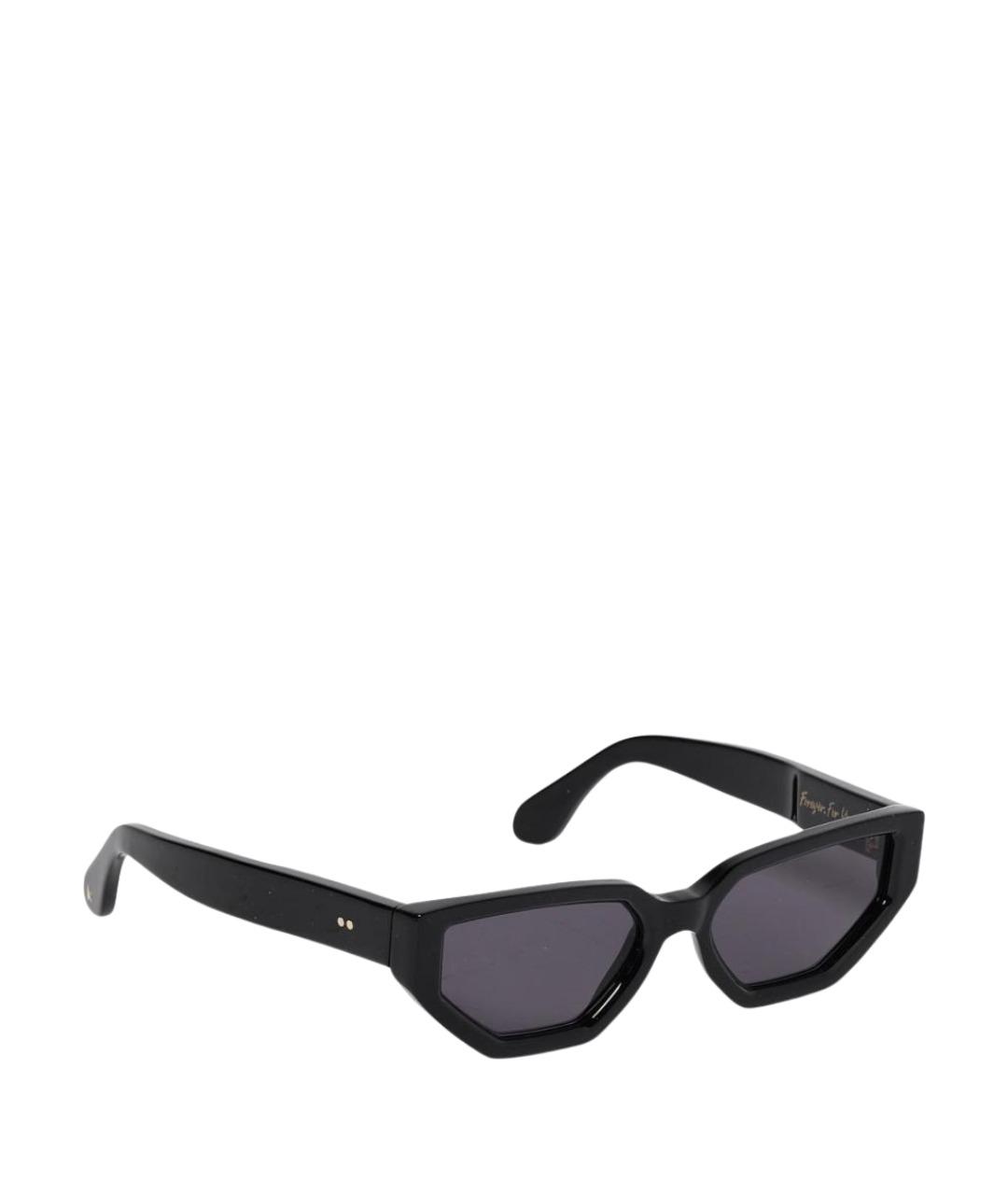 GOLDEN GOOSE DELUXE BRAND Черные пластиковые солнцезащитные очки, фото 1