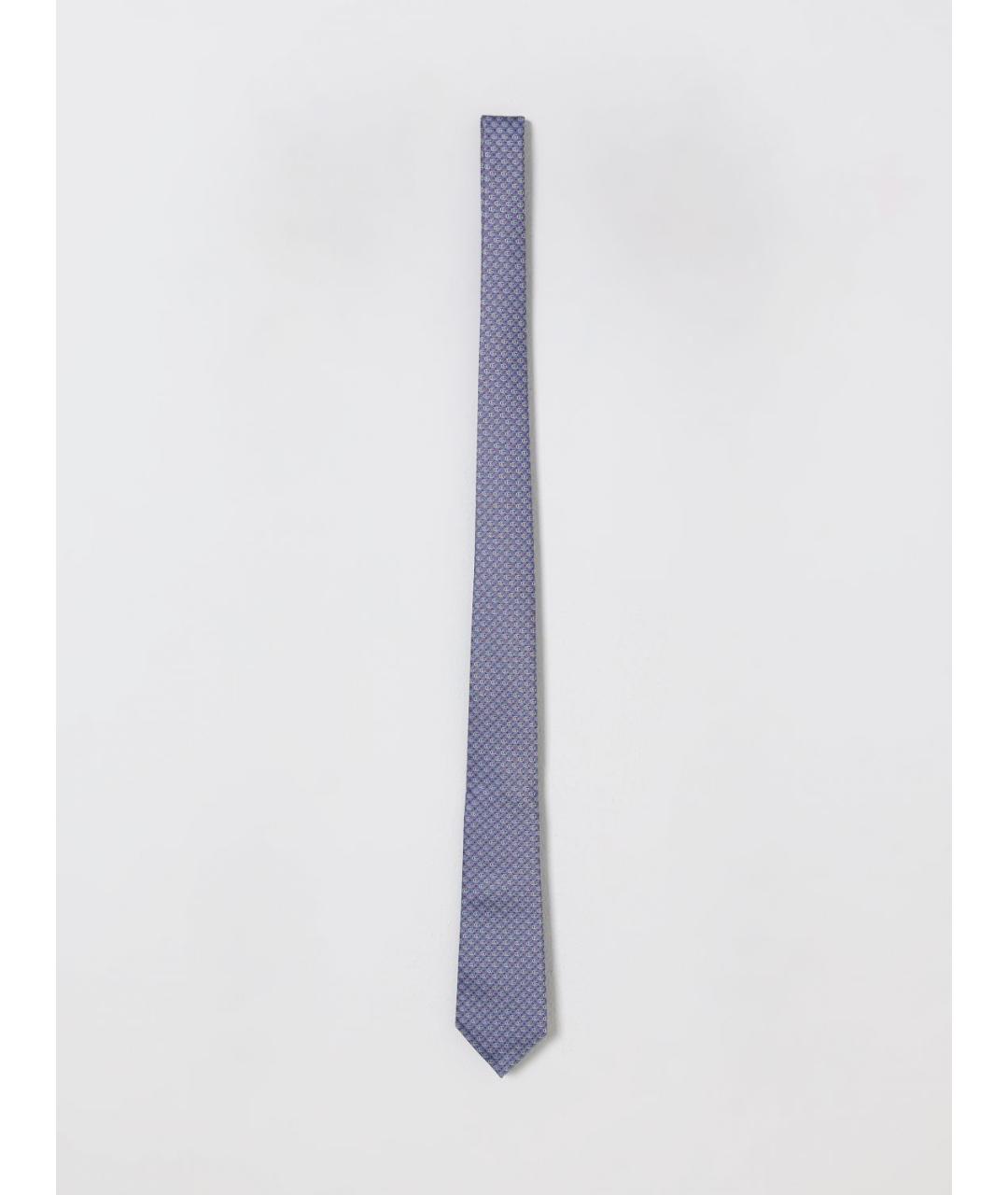 GUCCI Синий шелковый галстук, фото 3