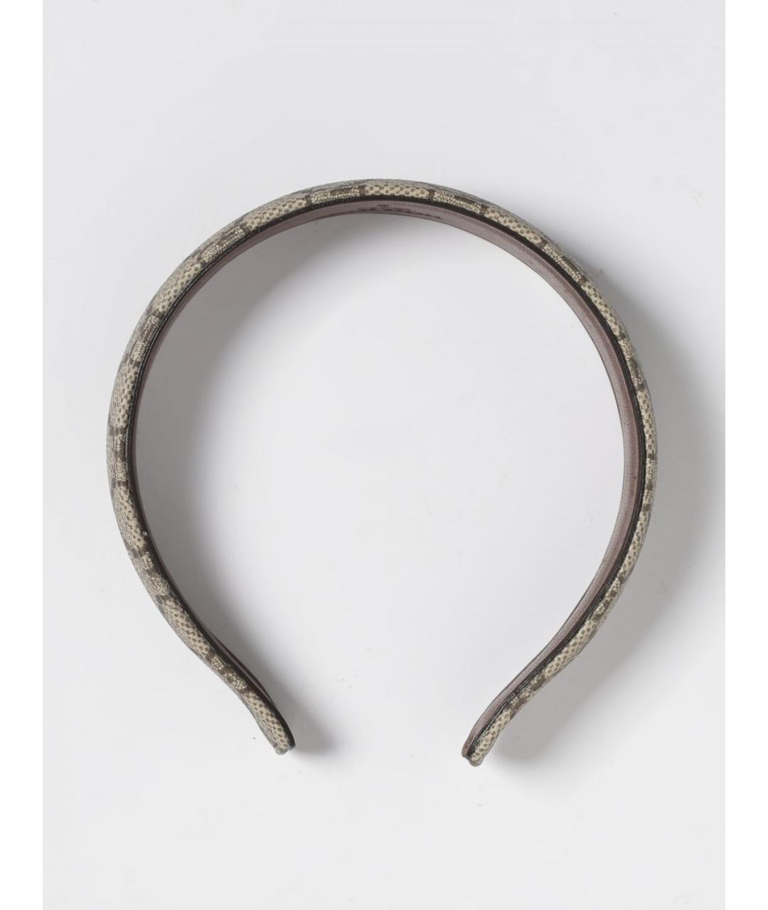 GUCCI Бежевый ободок, фото 3