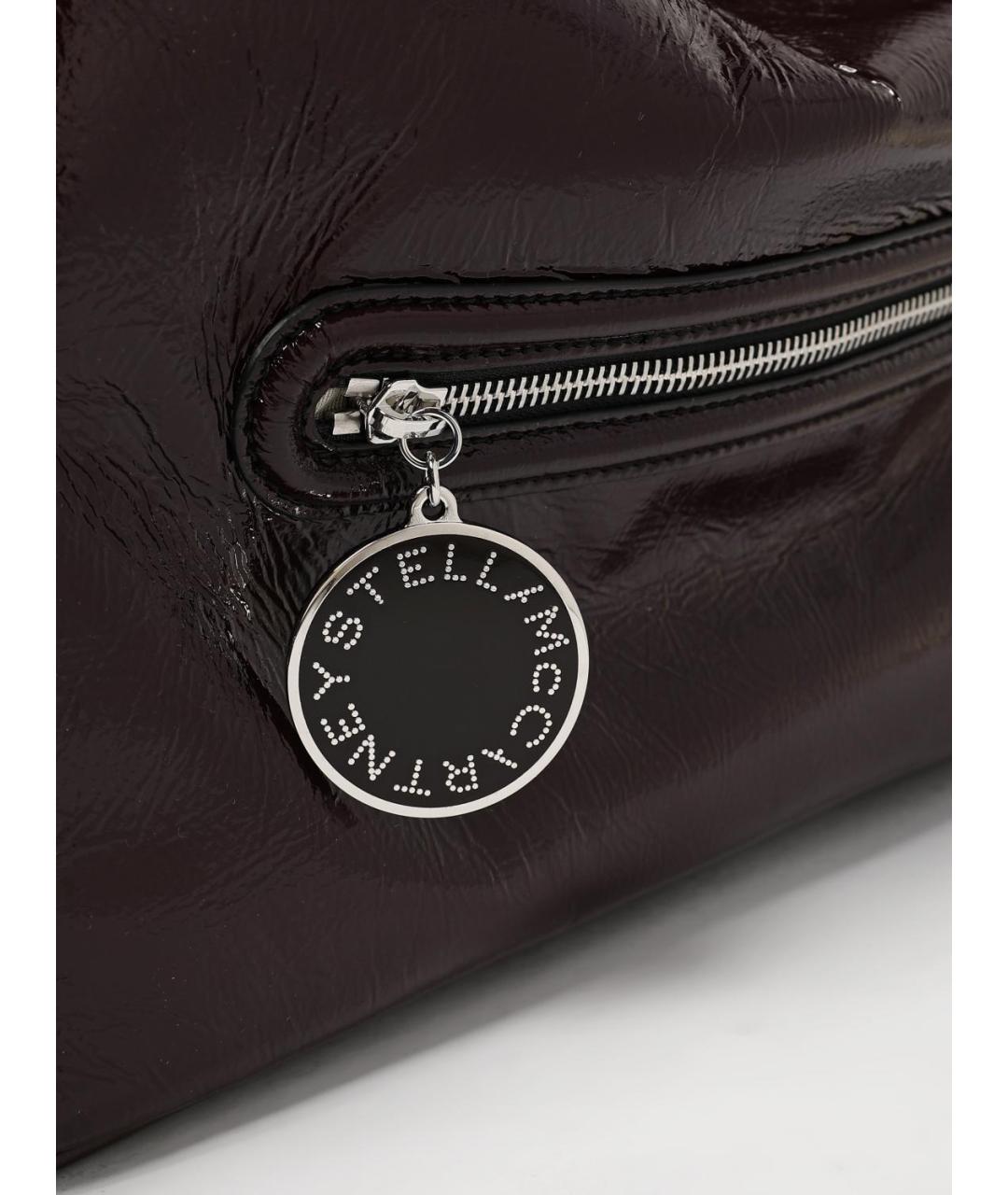 STELLA MCCARTNEY Коричневая сумка через плечо из искусственной кожи, фото 4