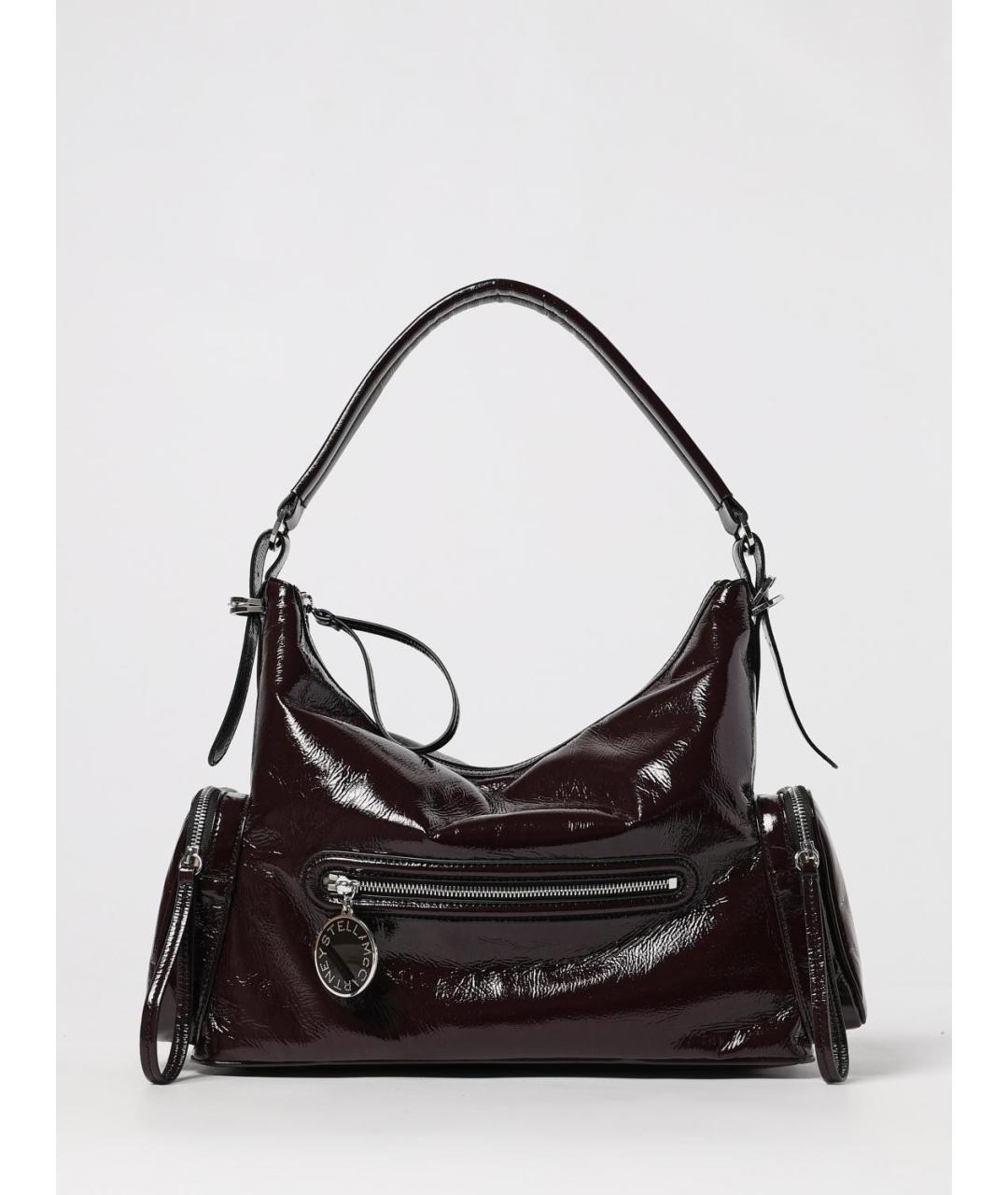 STELLA MCCARTNEY Коричневая сумка через плечо из искусственной кожи, фото 6