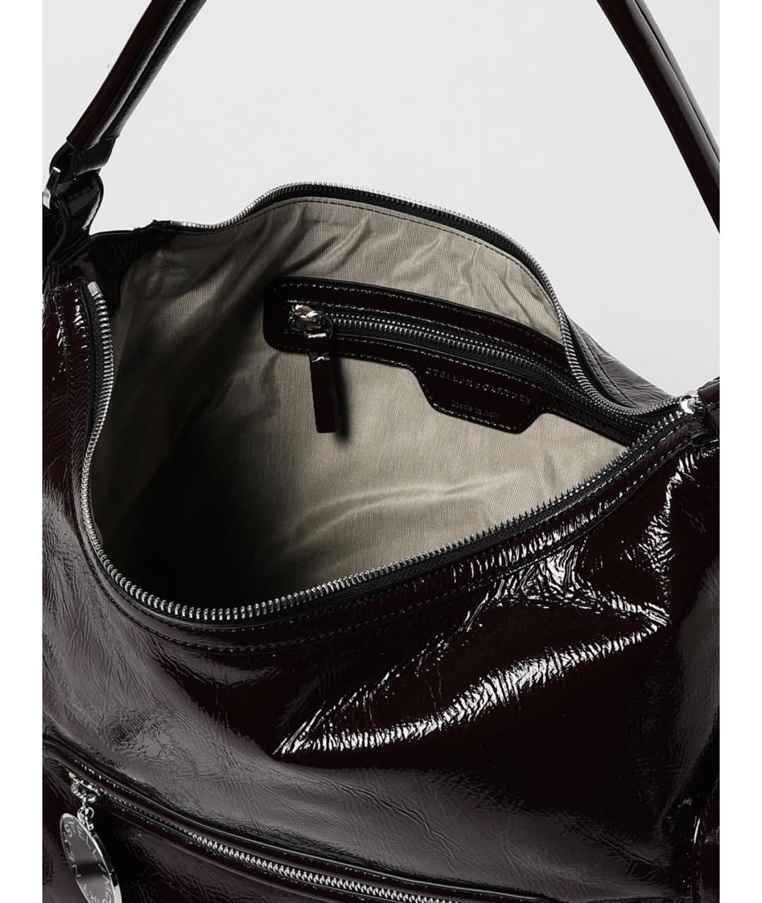STELLA MCCARTNEY Коричневая сумка через плечо из искусственной кожи, фото 5