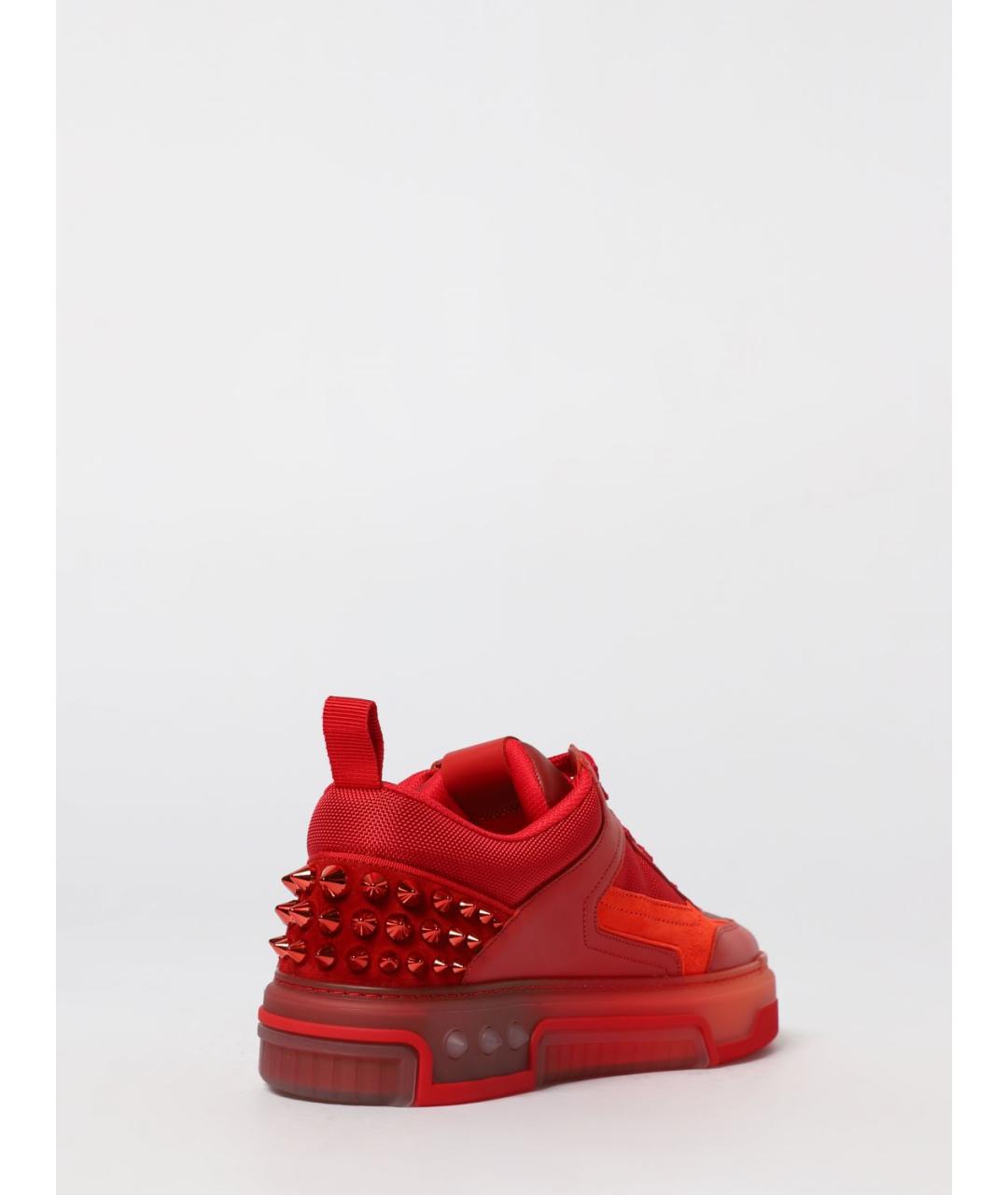 CHRISTIAN LOUBOUTIN Красные низкие кроссовки / кеды, фото 3