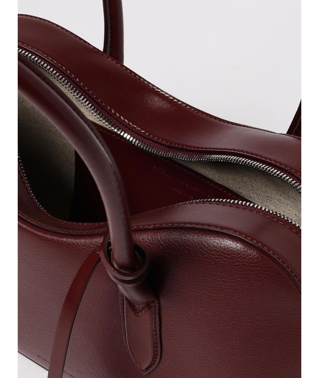 STELLA MCCARTNEY Бордовая сумка тоут из искусственной кожи, фото 5