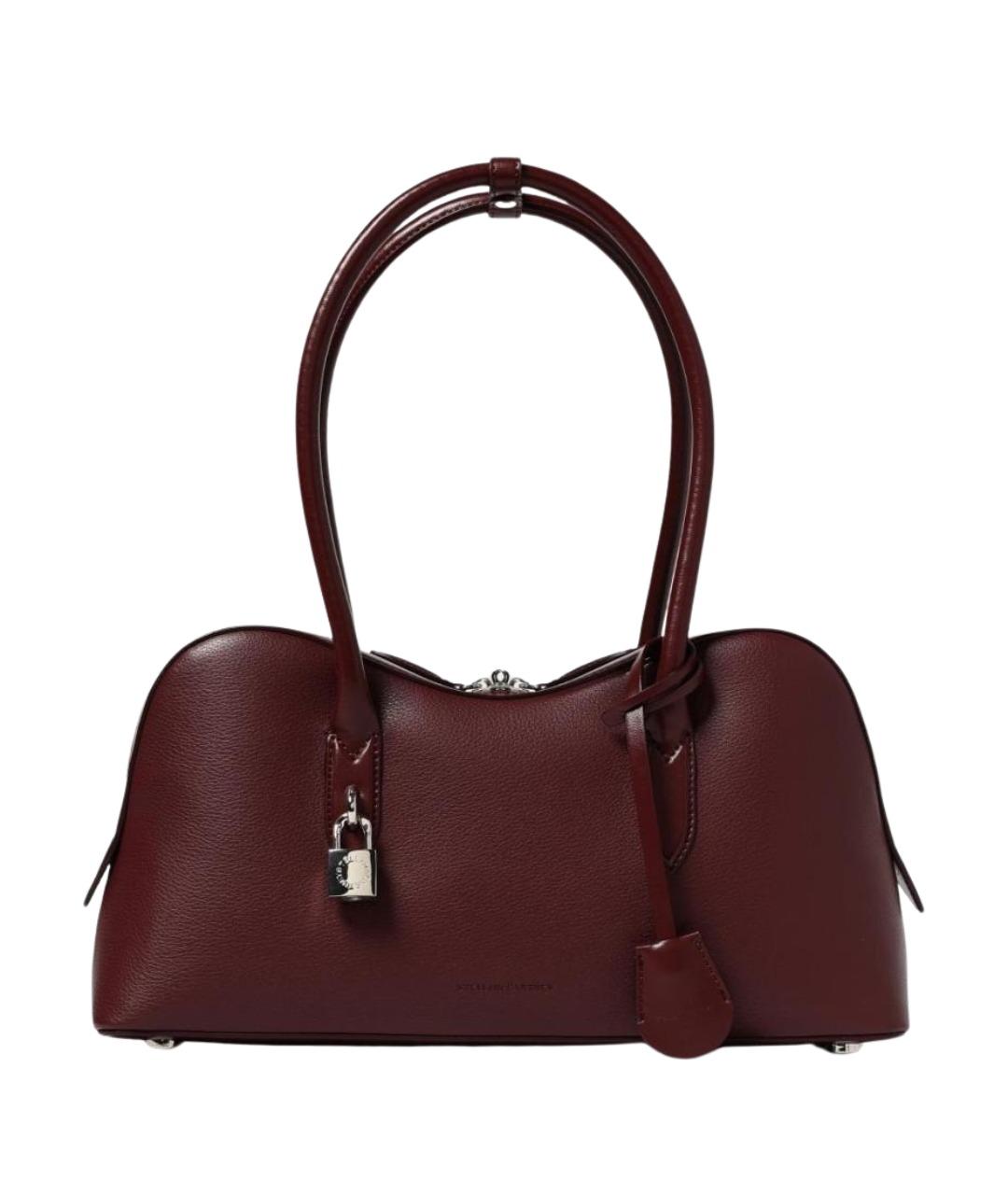 STELLA MCCARTNEY Бордовая сумка тоут из искусственной кожи, фото 1
