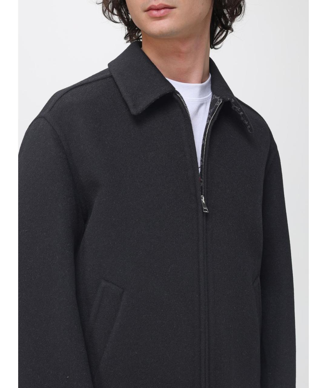 GUCCI Черная шерстяная куртка, фото 5
