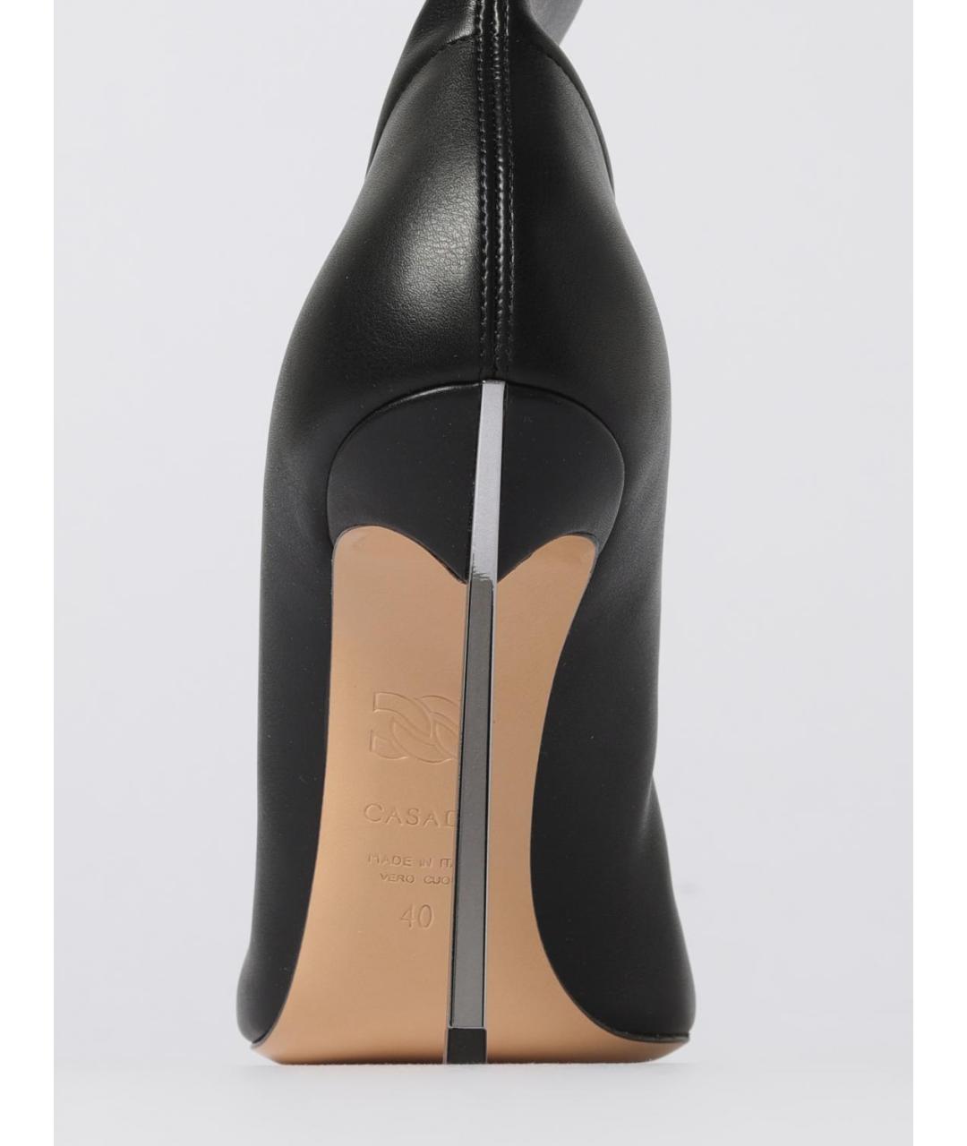 CASADEI Черные ботфорты, фото 4