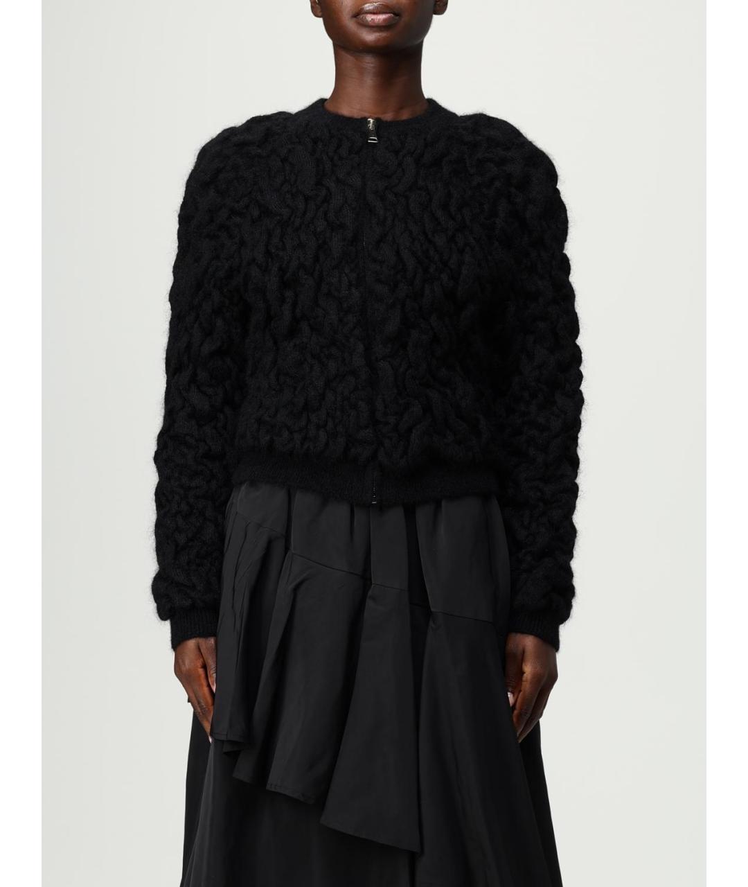 FABIANA FILIPPI Черная шерстяная куртка, фото 4