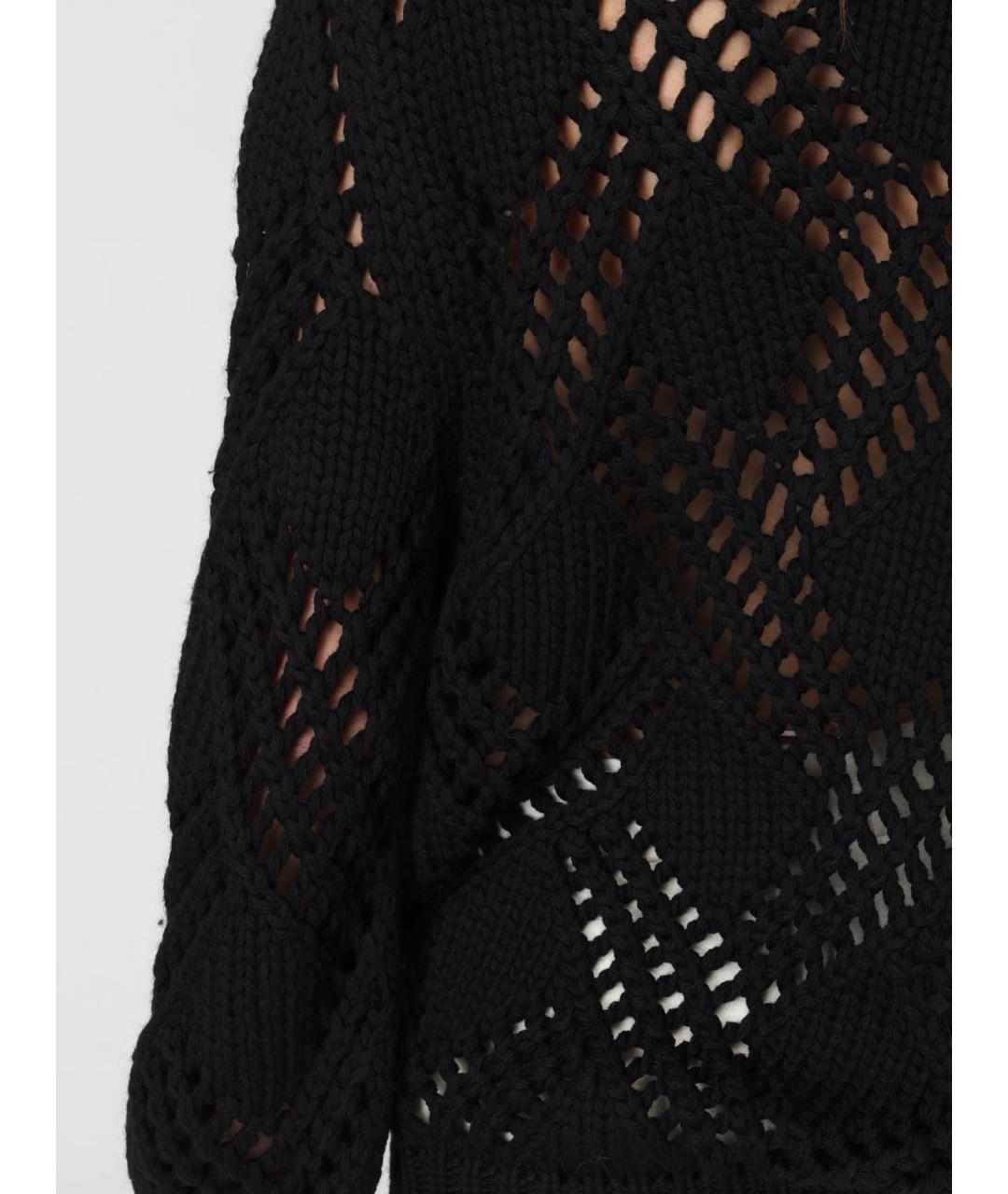 JIL SANDER Черный шерстяной джемпер / свитер, фото 5