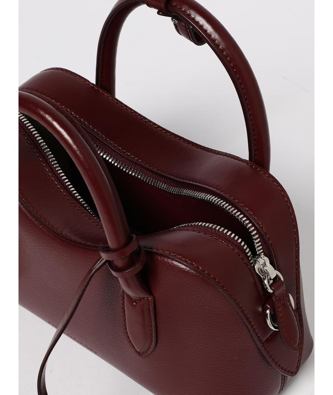 STELLA MCCARTNEY Бордовая сумка тоут из искусственной кожи, фото 5