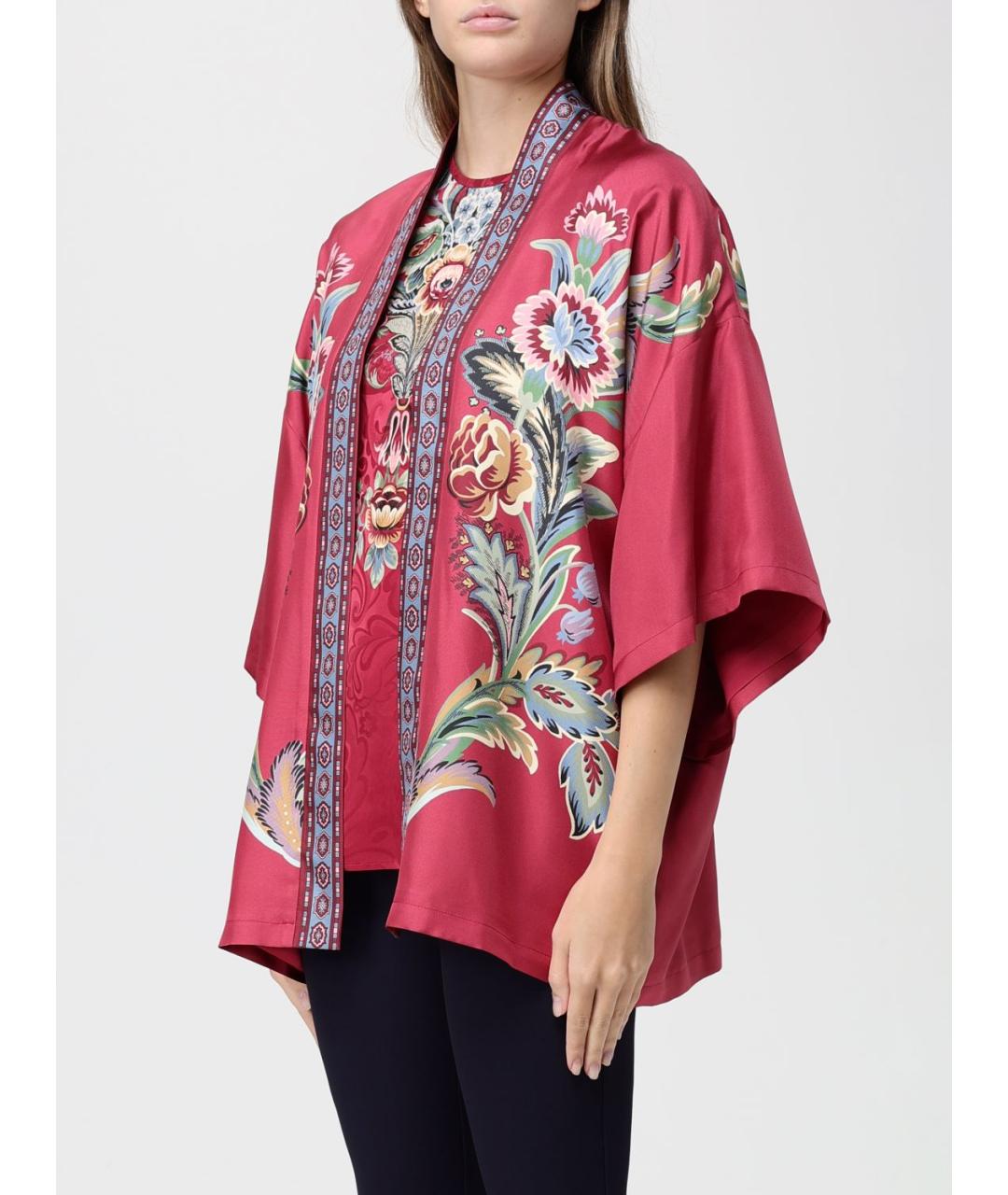 ETRO Мульти шелковый жакет/пиджак, фото 5