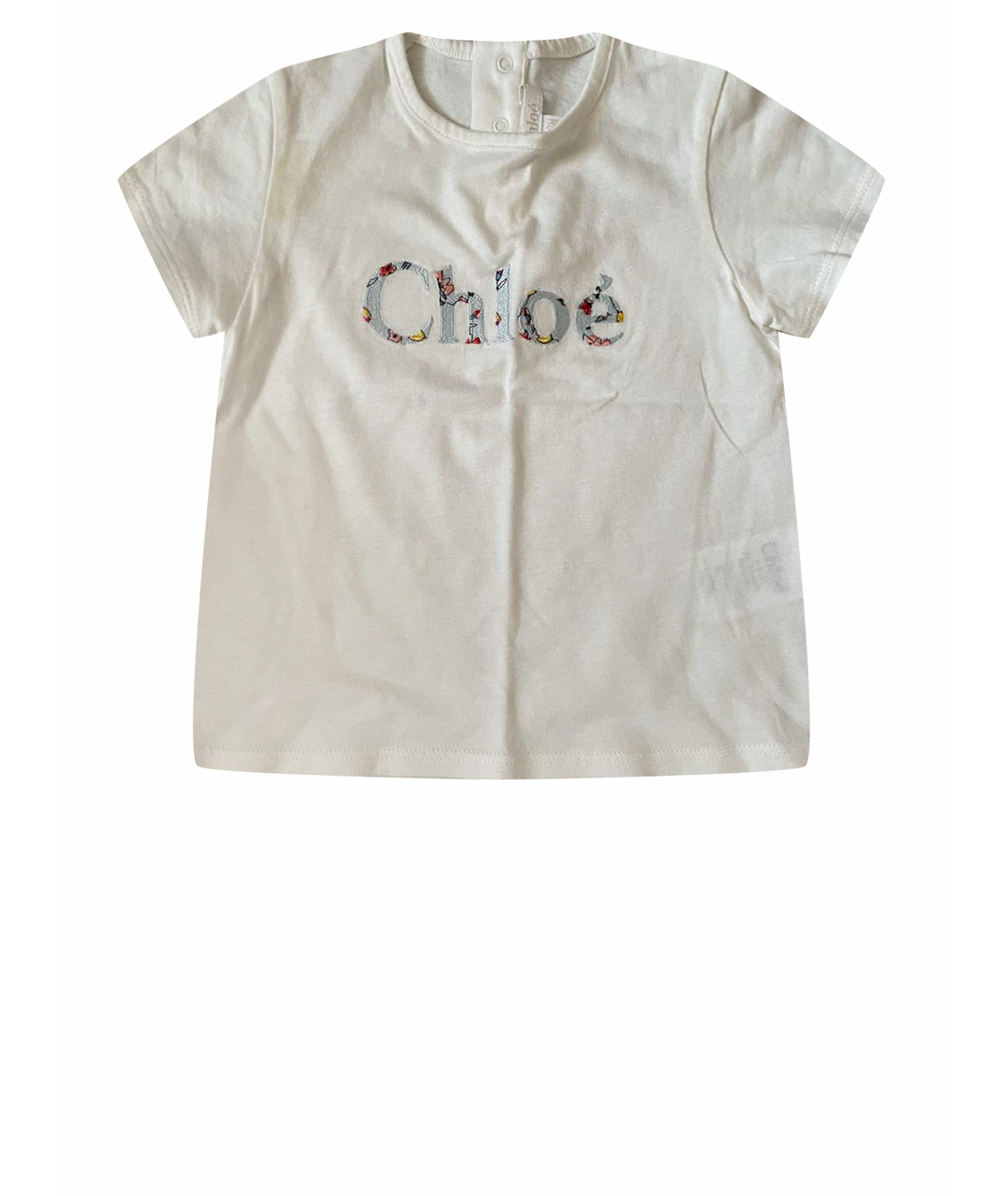 CHLOE KIDS Белый хлопковый футболка / топ, фото 1