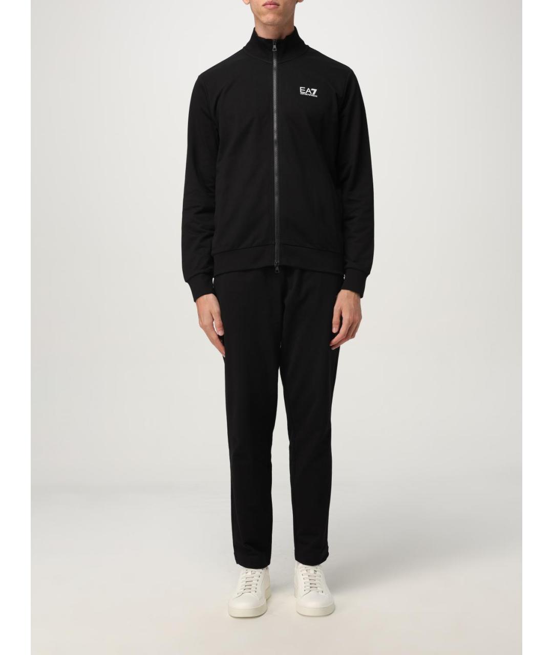 EA7 Черный повседневный костюм, фото 7