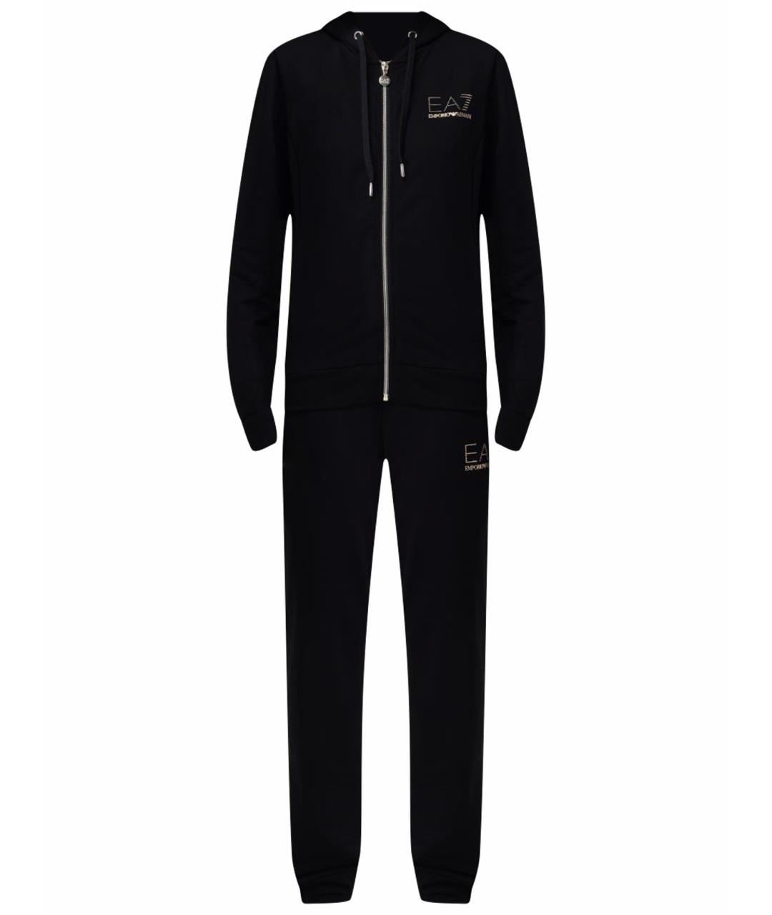 EA7 Черный повседневный костюм, фото 1