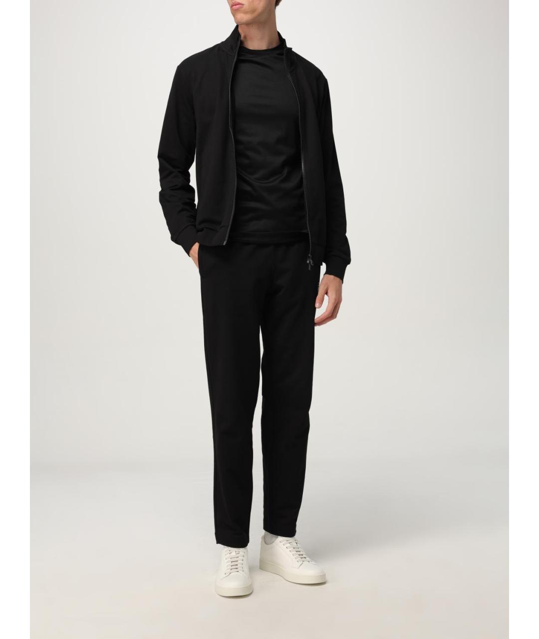 EA7 Черный повседневный костюм, фото 2