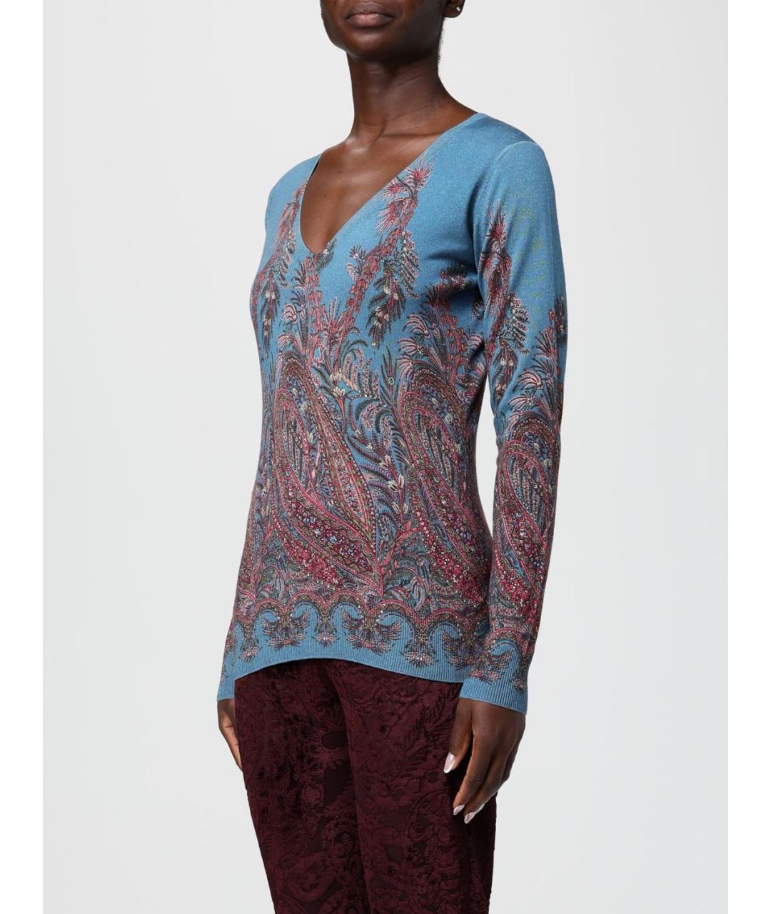 ETRO Мульти кашемировый джемпер / свитер, фото 5